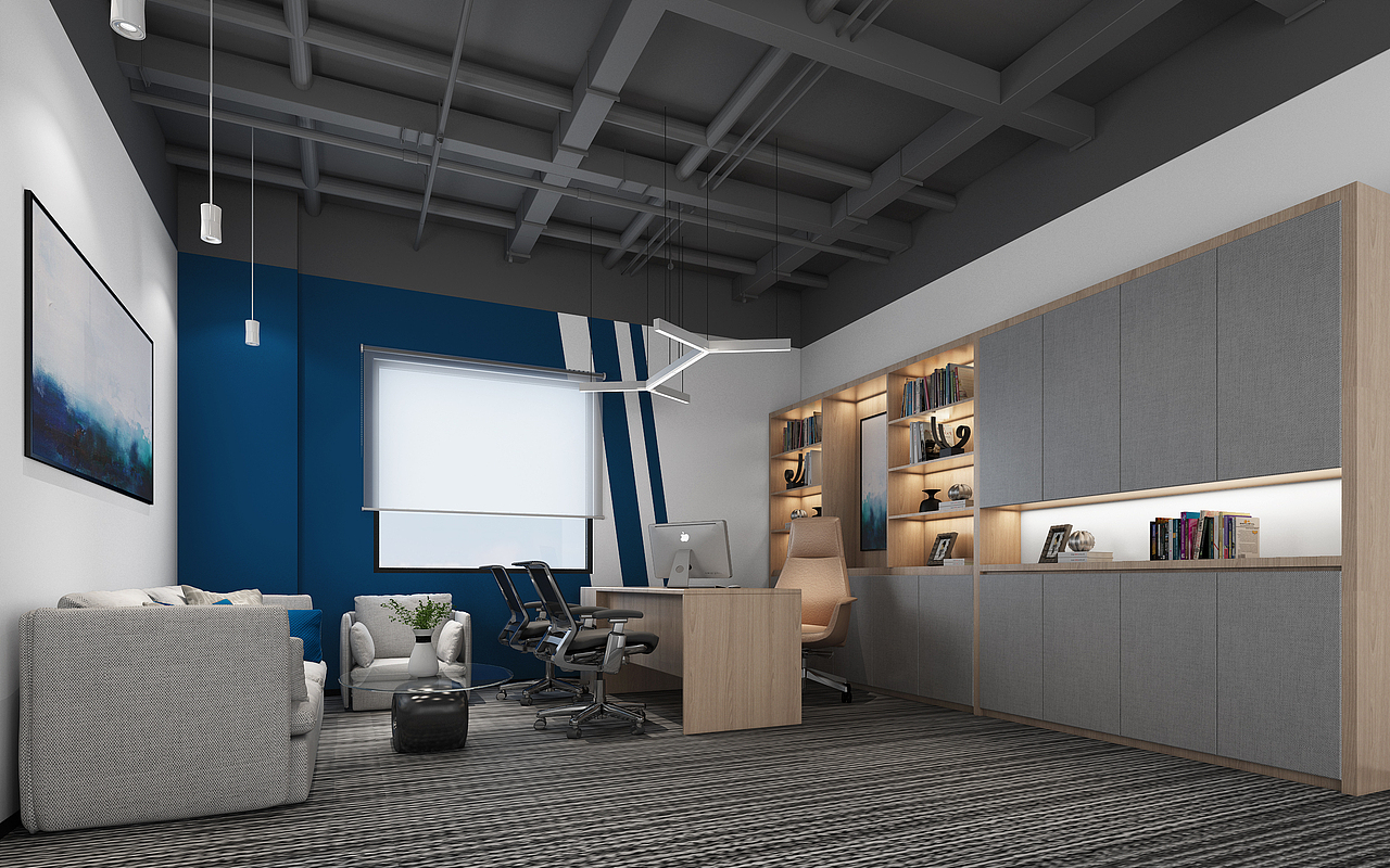 办公空间效果图表现合集