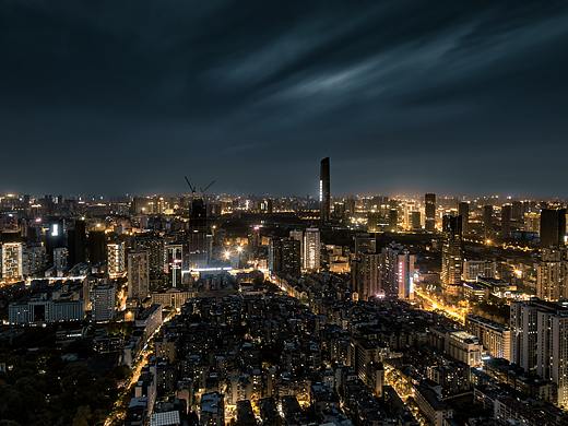 武汉中心夜景