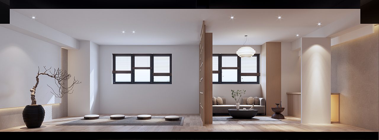 侘寂冥想空间|空间|商业空间设计|wayjs_原创作品-站酷zcool