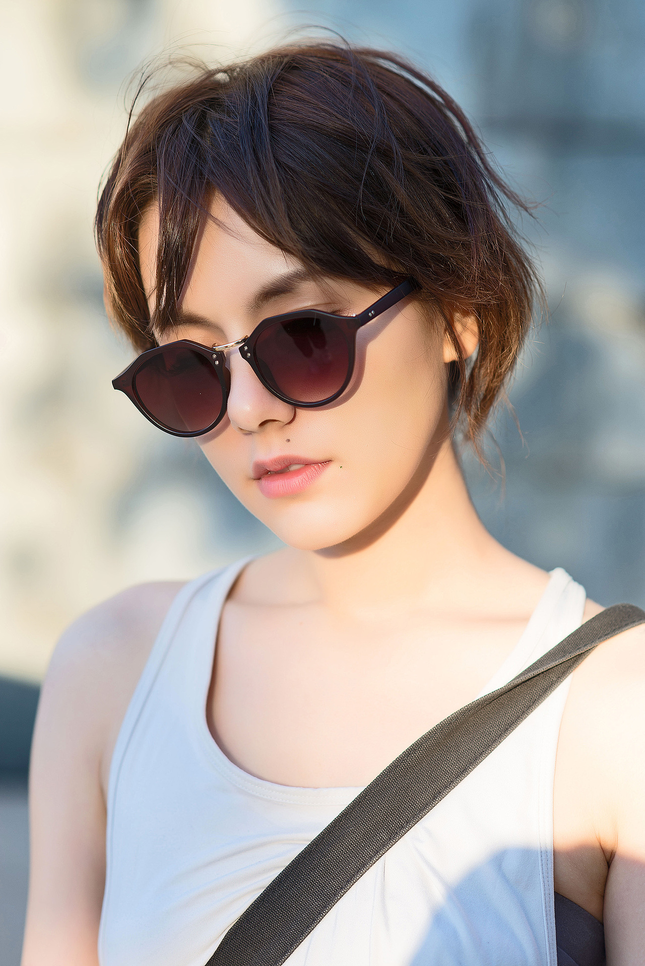 混血模特眼镜大片拍摄（图ZMTI3OTQ2NDQw） - 人像摄影 - 站酷设计师摄影师祝鹏原创素材 - 站酷ZCOOL