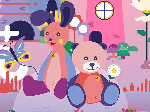 盛如夏花（個人主頁-ZNDU1NjY4NDQ=） - 商業(yè)插畫 - 站酷設計師侯吼吼9776原創(chuàng)素材 - 站酷ZCOOL