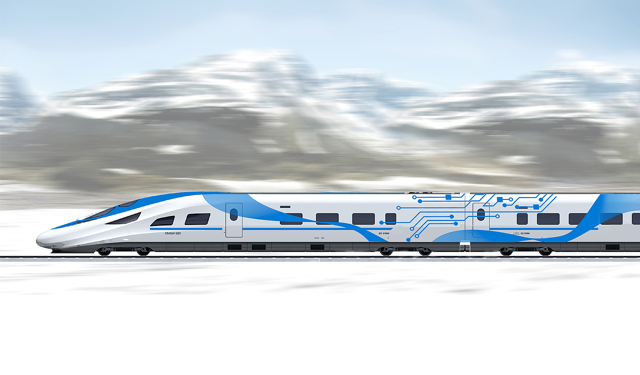 高铁车厢外侧内涂方案