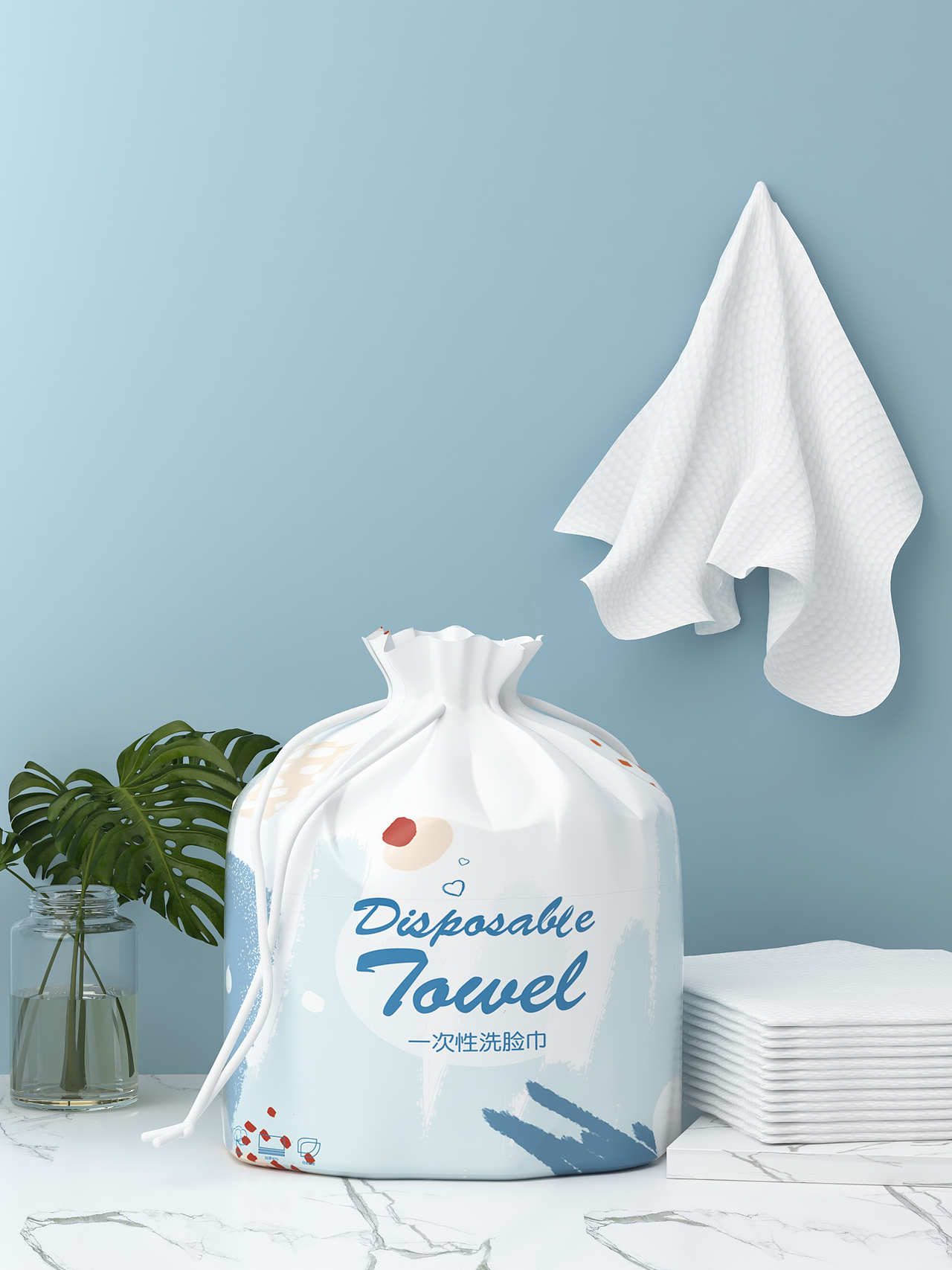洗脸巾包装设计