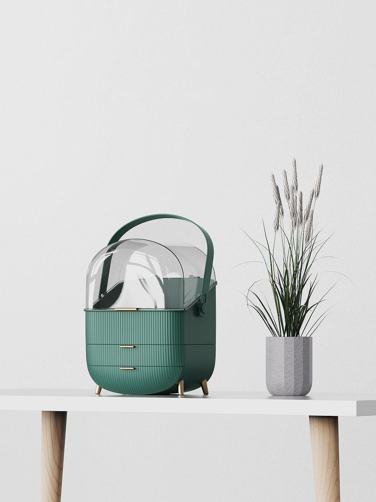 Ins风的完美诠释丨Meanew Design化妆品收纳盒（图ZMjMxNTYxNTI0） - 生活用品 - 站酷设计师明锐设计公司原创素材 - 站酷ZCOOL