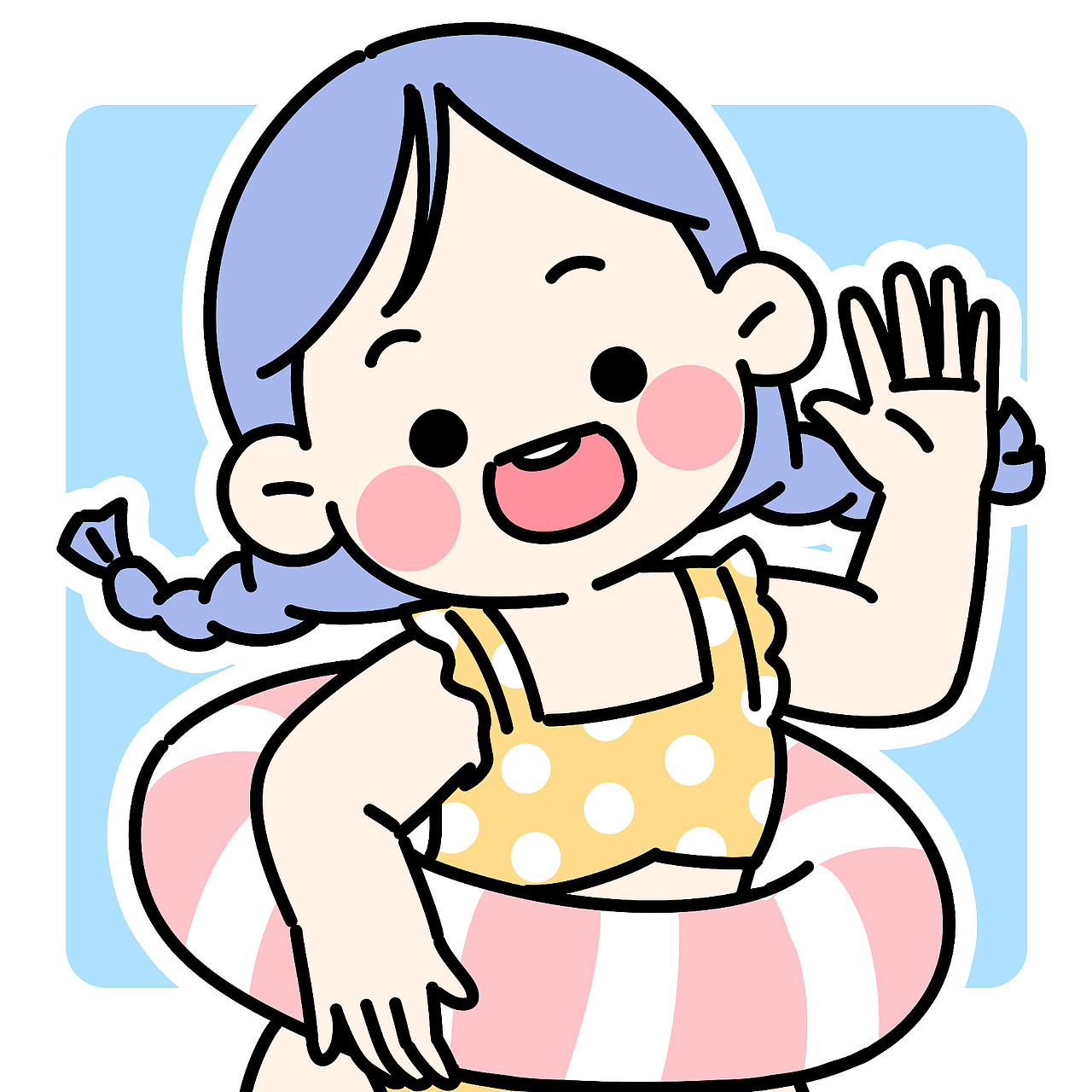 夏日小头像|动漫|单幅漫画|小蛮牛lt_原创作品-站酷zcool