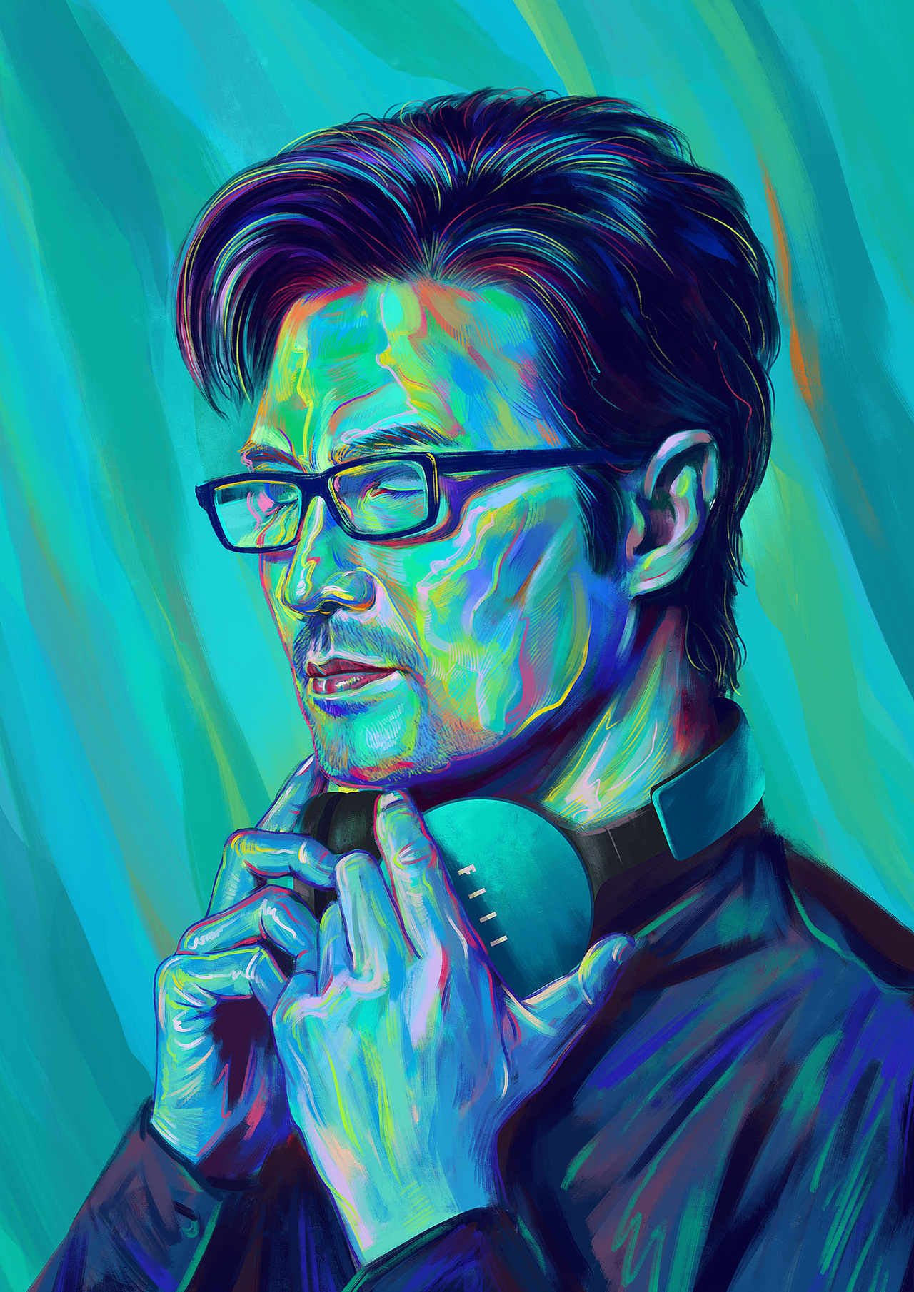 fiil耳机品牌发布会主海报（图ZNjY3MjI4ODA=） - 商业插画 - 站酷设计师月球工作室原创素材 - 站酷ZCOOL