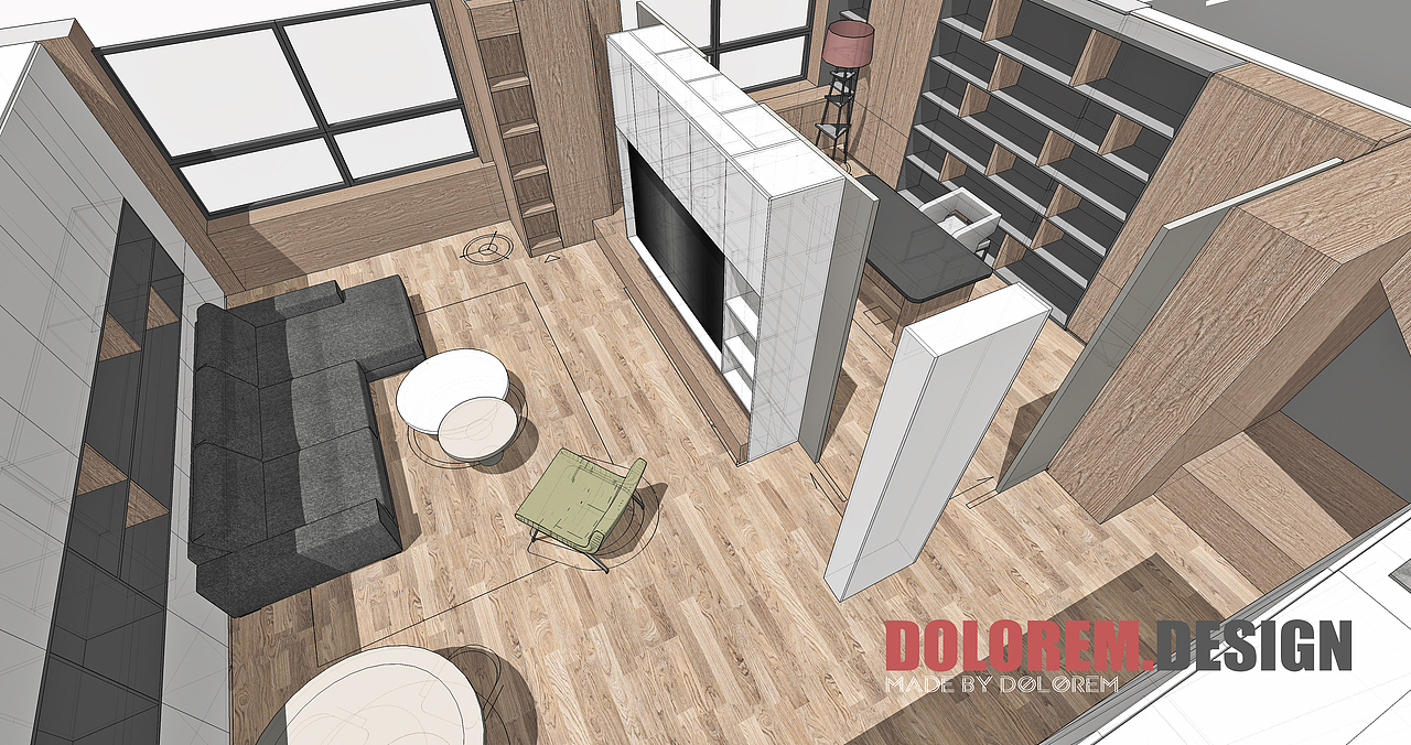 壹间/UNIQUE（图ZMjc4NTQzMTY0） - 家装设计 - 站酷设计师王玮_Dolorem原创素材 - 站酷ZCOOL