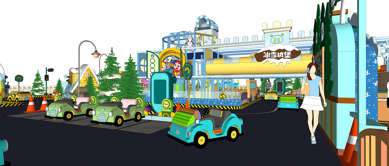 猪猪侠中庭汽车小镇