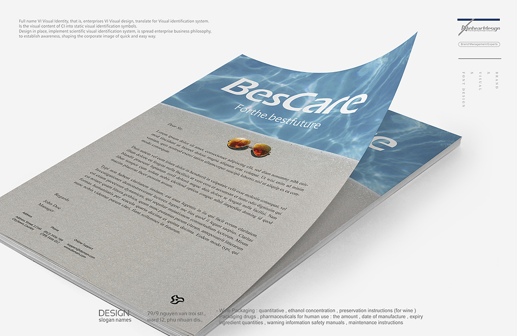 贝视佳BESCARE眼镜品牌VIS定位设计-因心设计