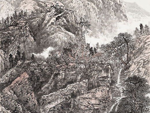 山水画家王桂兰作品欣赏
