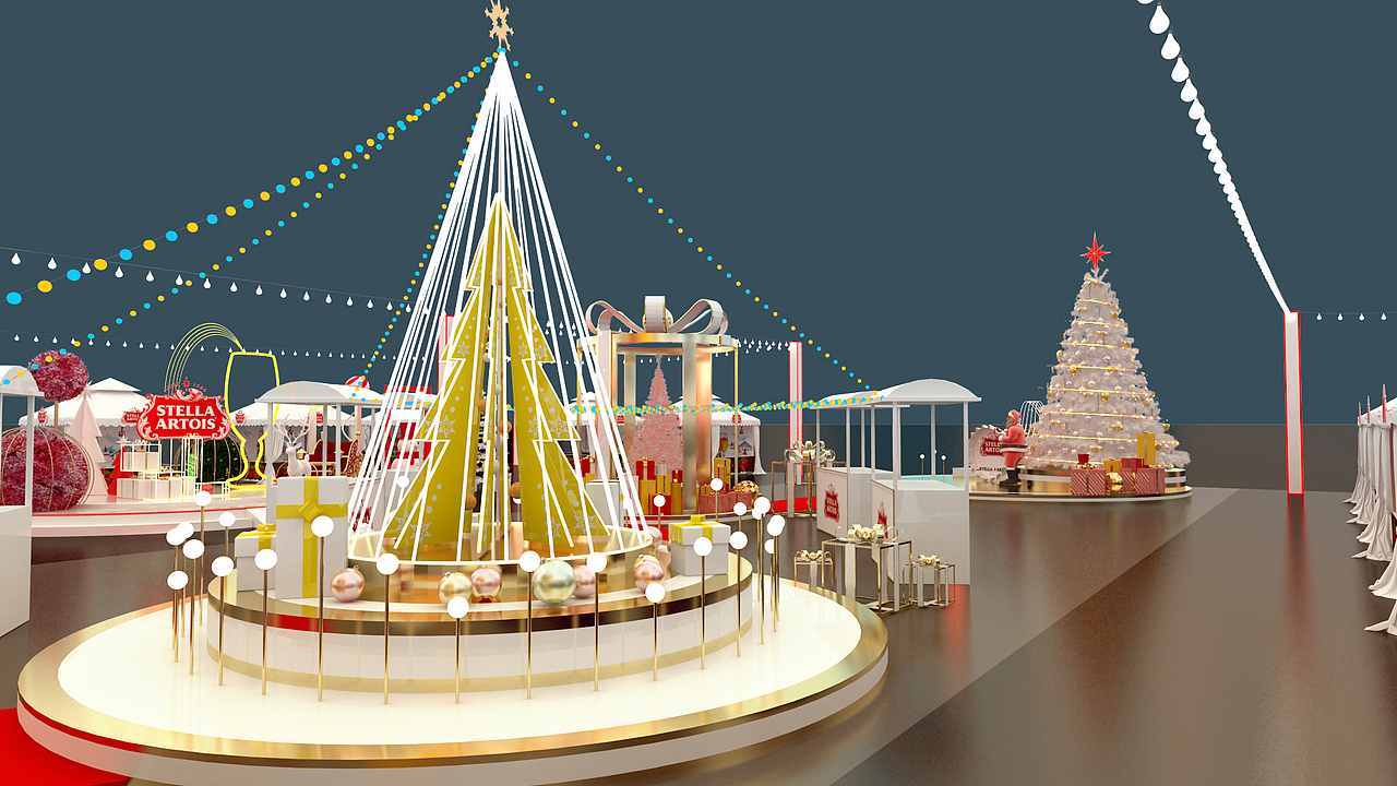 商场入口美陈|商业空间美陈设计|北京美陈公司