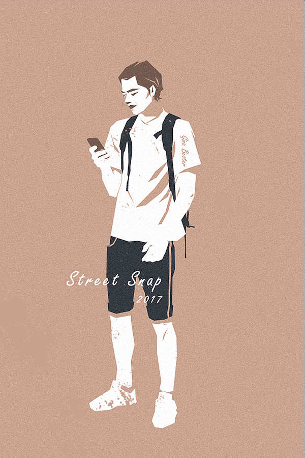"Gina Bester"系列矢量插画——男装Street Snap2017（图ZODc2NjIyMDA=） - 商业插画 - 站酷设计师嘉顿小熊饼原创素材 - 站酷ZCOOL