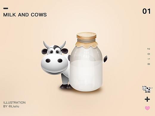 Milk and cows
