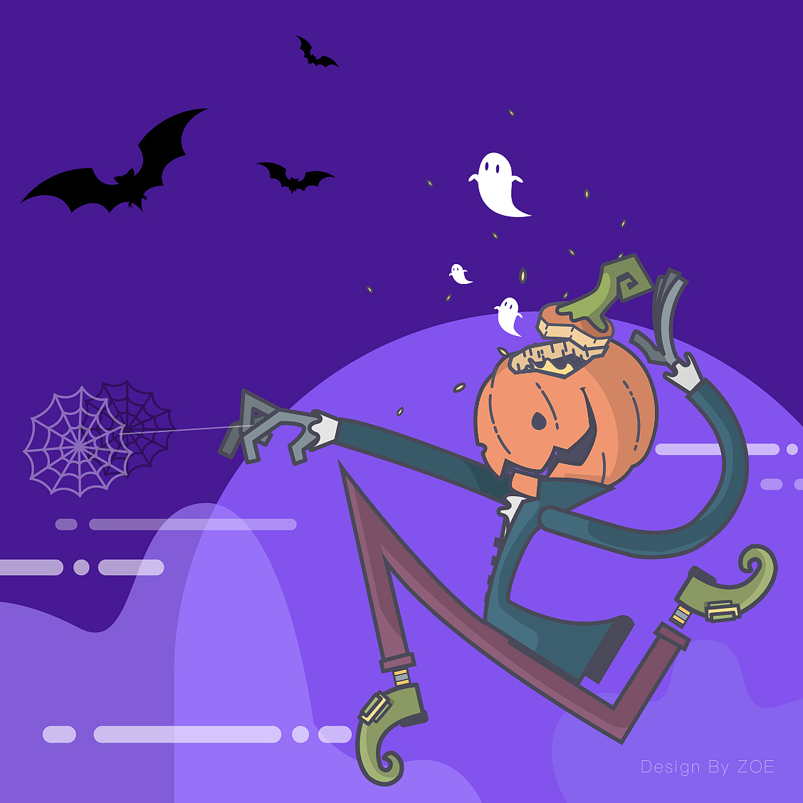 万圣节邀请券／Halloween Invitation Ticket（图ZNjM3NzY5MTY=） - 宣传物料 - 站酷设计师张姝玙ZOEzoe原创素材 - 站酷ZCOOL