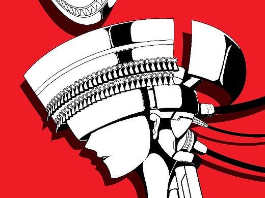 追梦数字艺术展插画