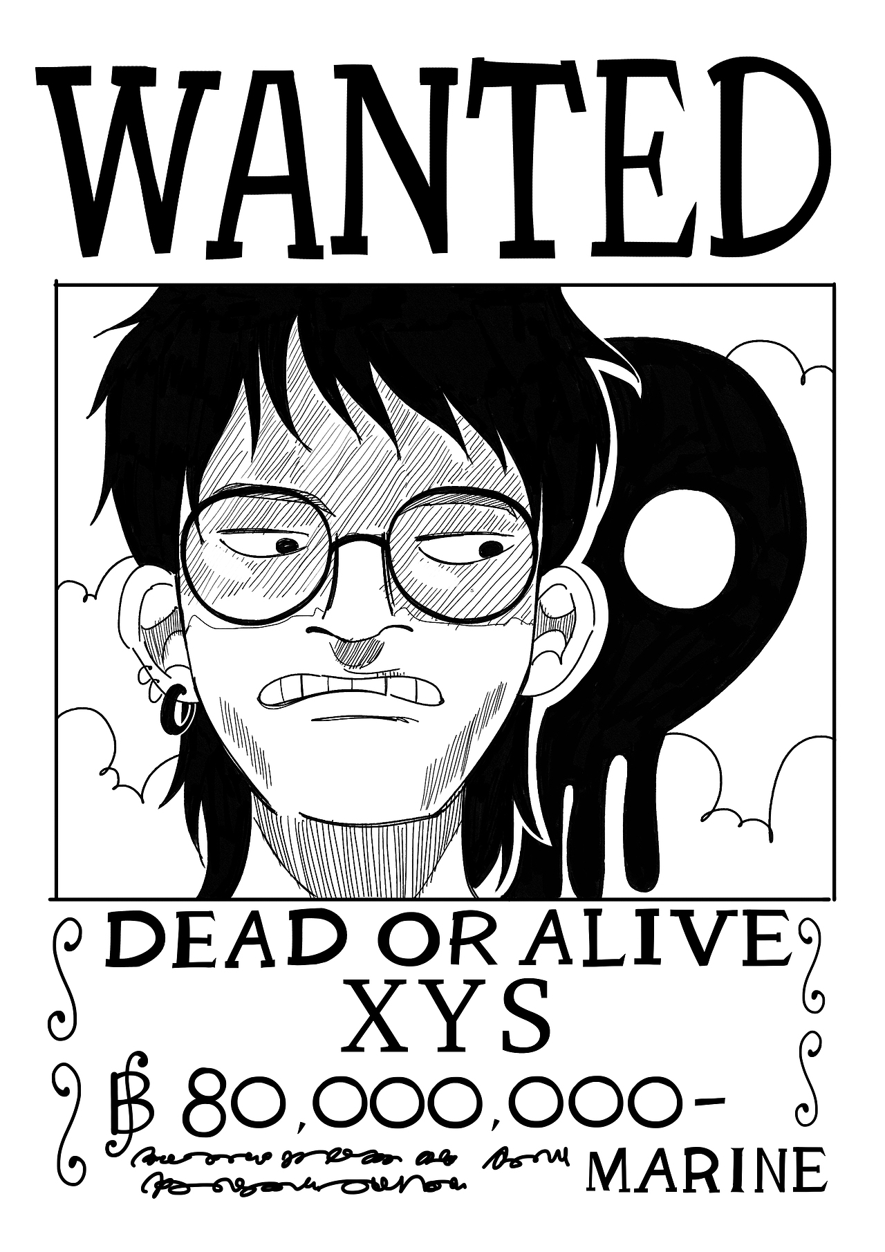 用海贼风画画朋友们✌️