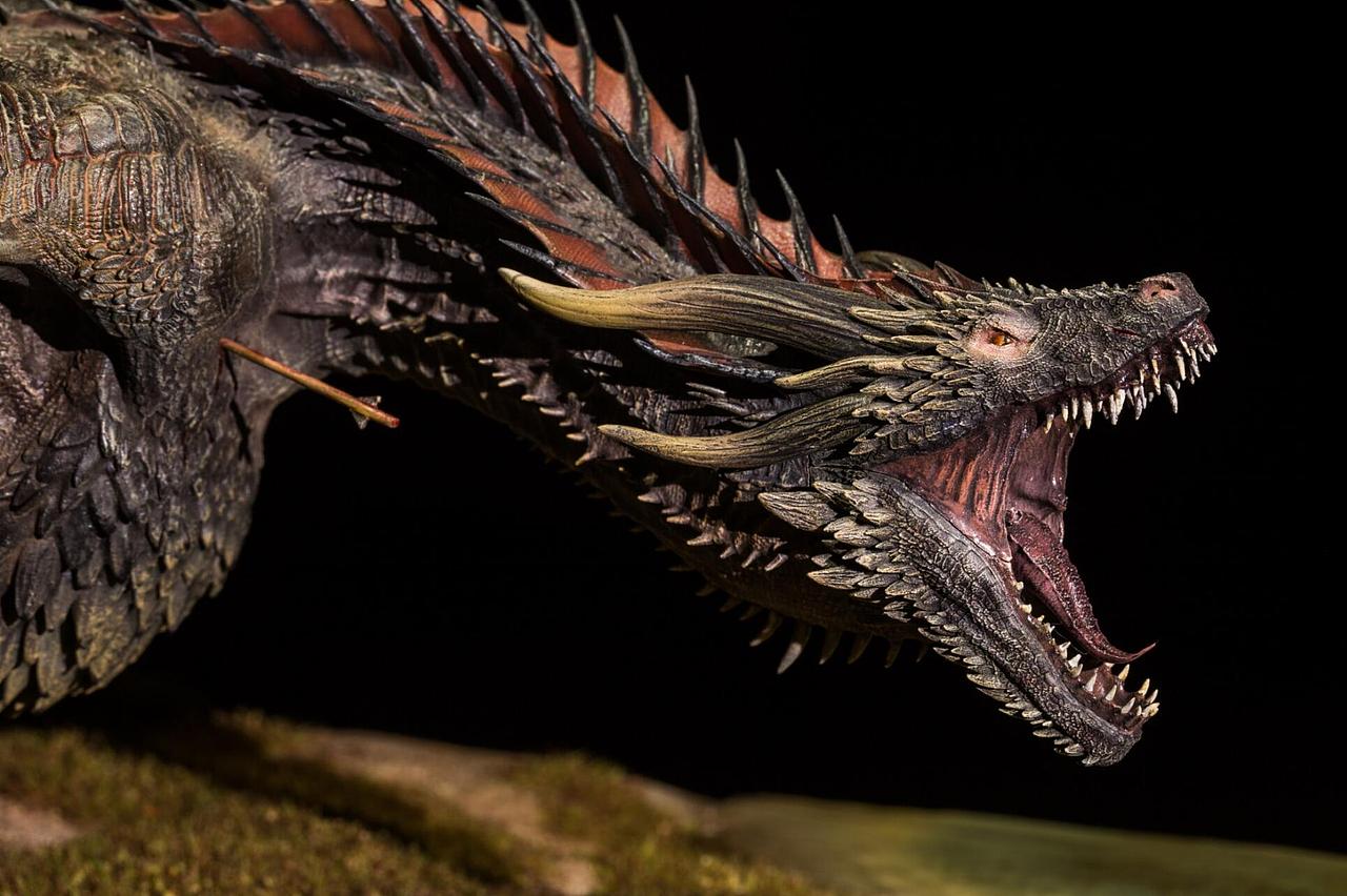 权利的游戏冰与火之歌卓耿龙模型手办雕像