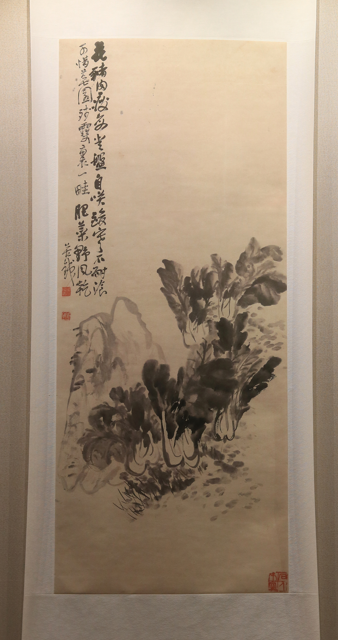 金石入画,质朴古厚