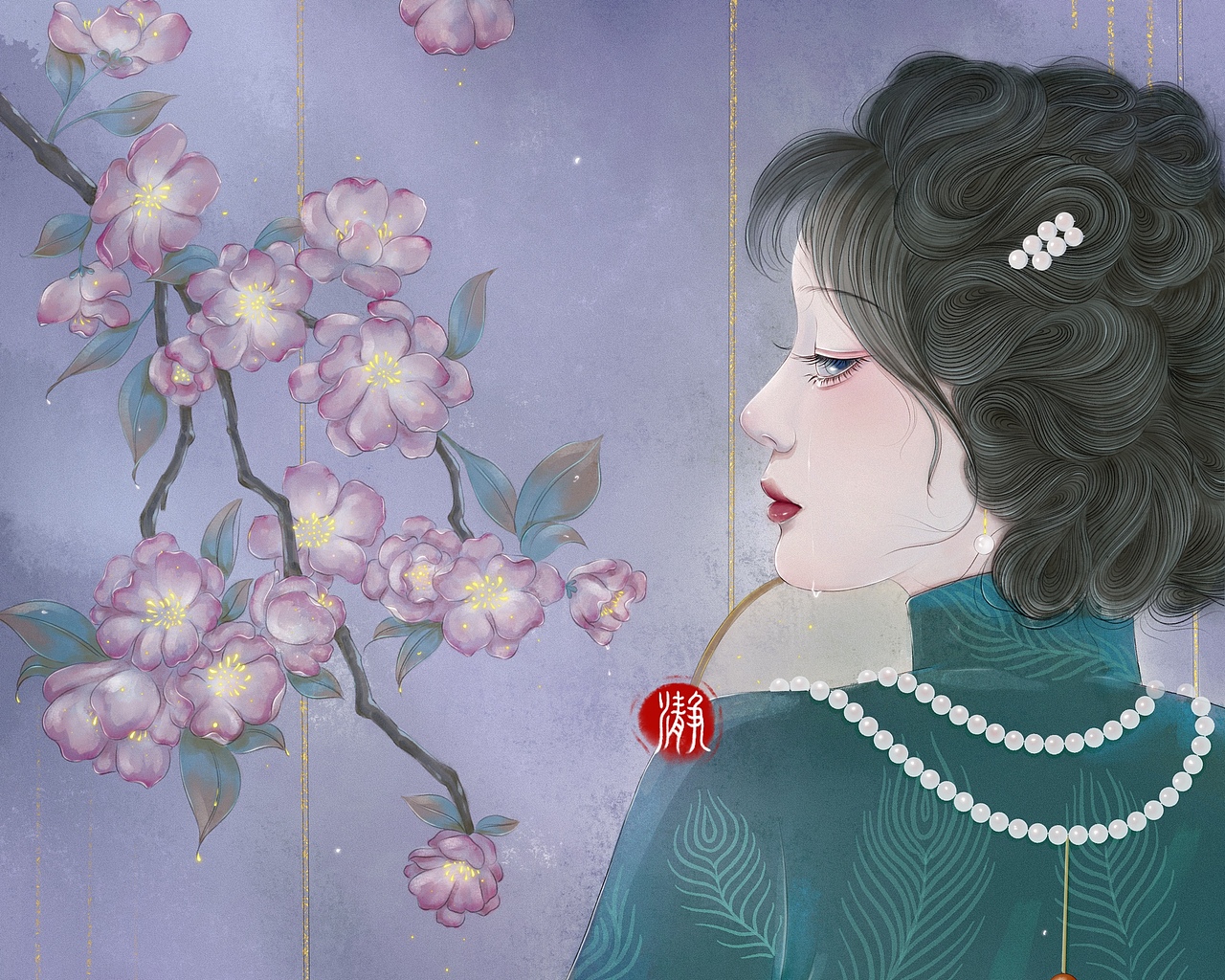 胭脂泪（图ZMzI1NjU1NzQ0） - 创作习作 - 站酷设计师瀞土原创素材 - 站酷ZCOOL