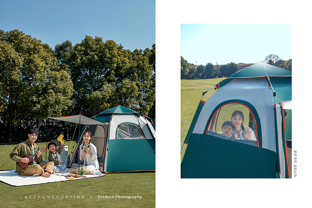 奥然 || 户外露营帐篷公园帐篷（图ZMzM1MDEyNTY4） - 产品摄影 - 站酷设计师禾众画映原创素材 - 站酷ZCOOL