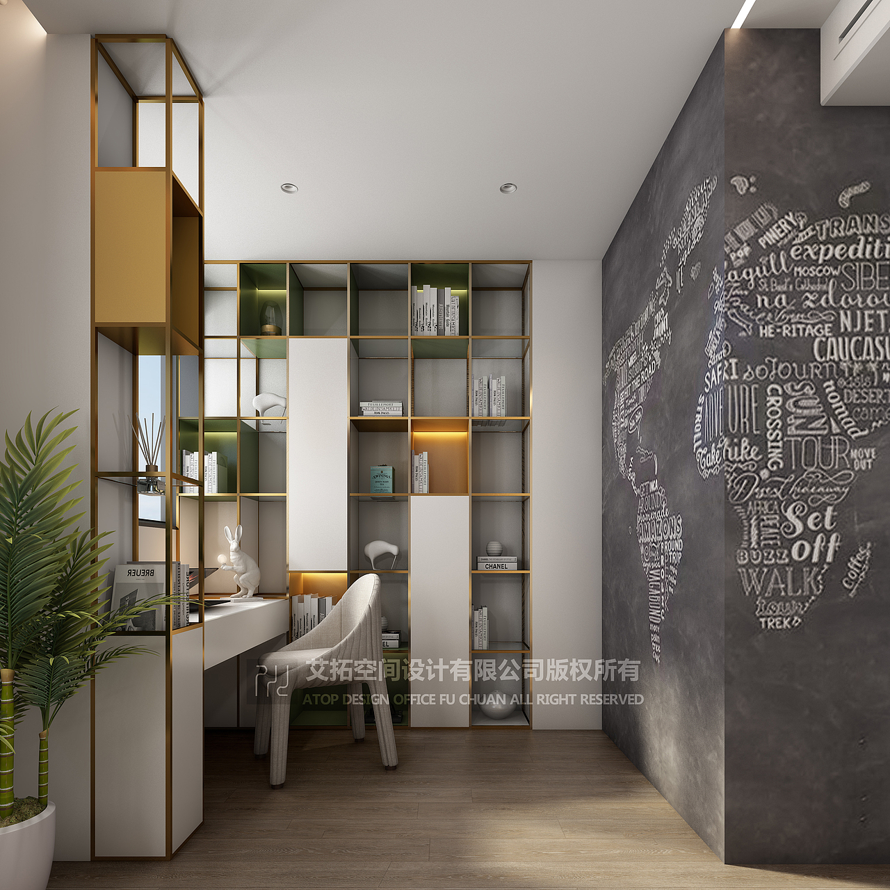 原创设计丨水榭山别墅1200㎡,现代奢华风【卧室篇】