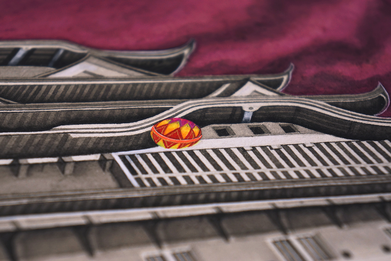 白中南颜彩《日本异色文学经典》封面插画（图ZMzA2Mjk4ODY4） - 艺术插画 - 站酷设计师白中南原创素材 - 站酷ZCOOL