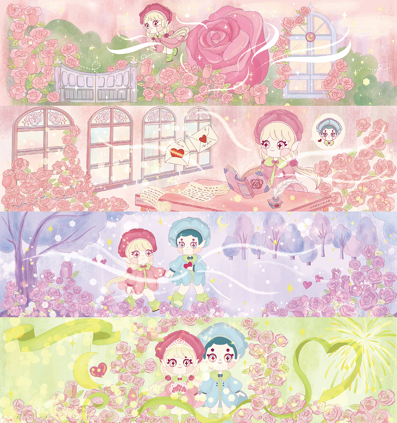 一厘x花府程玫·玫瑰庄园- IP设计