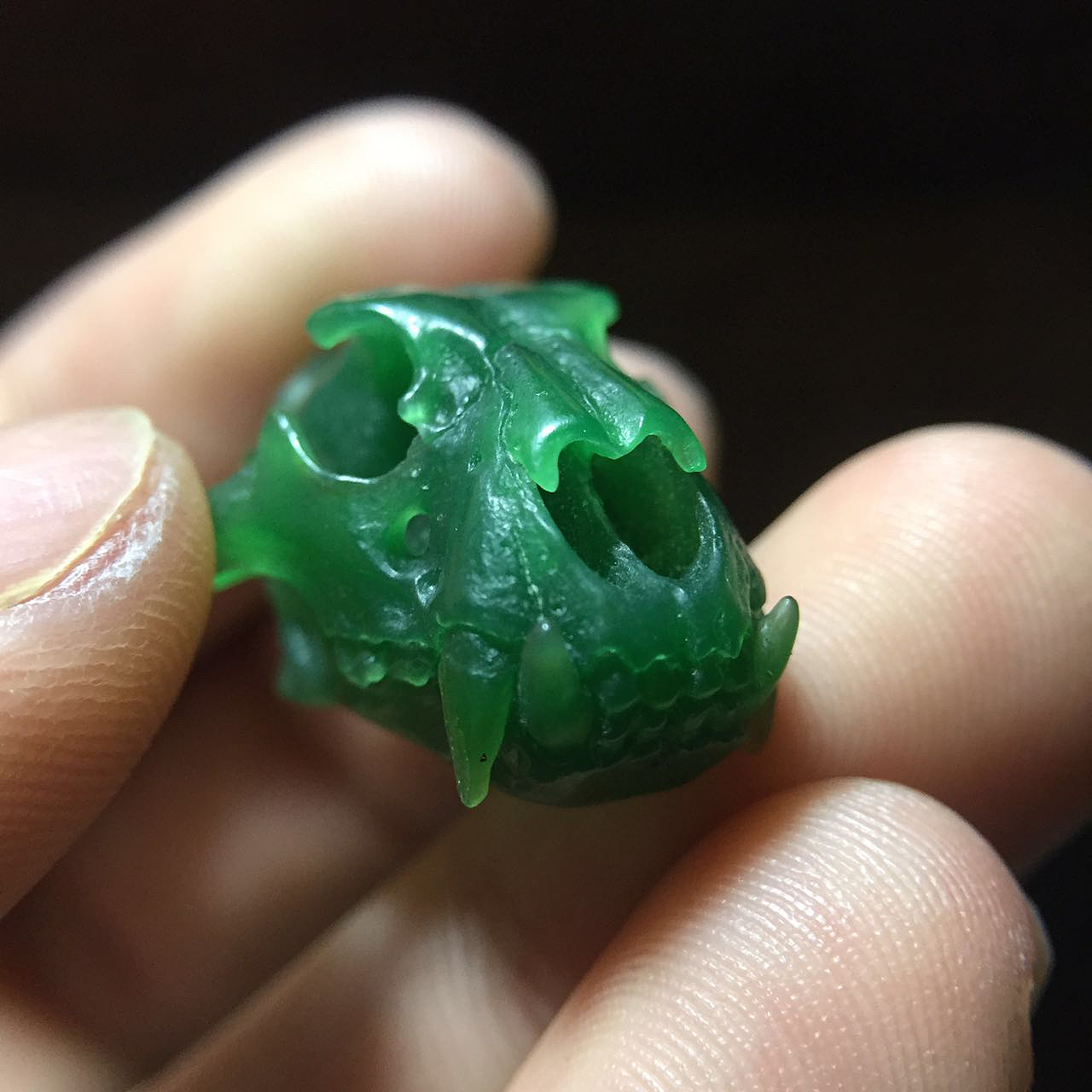 原创远古猛兽剑齿虎头骨