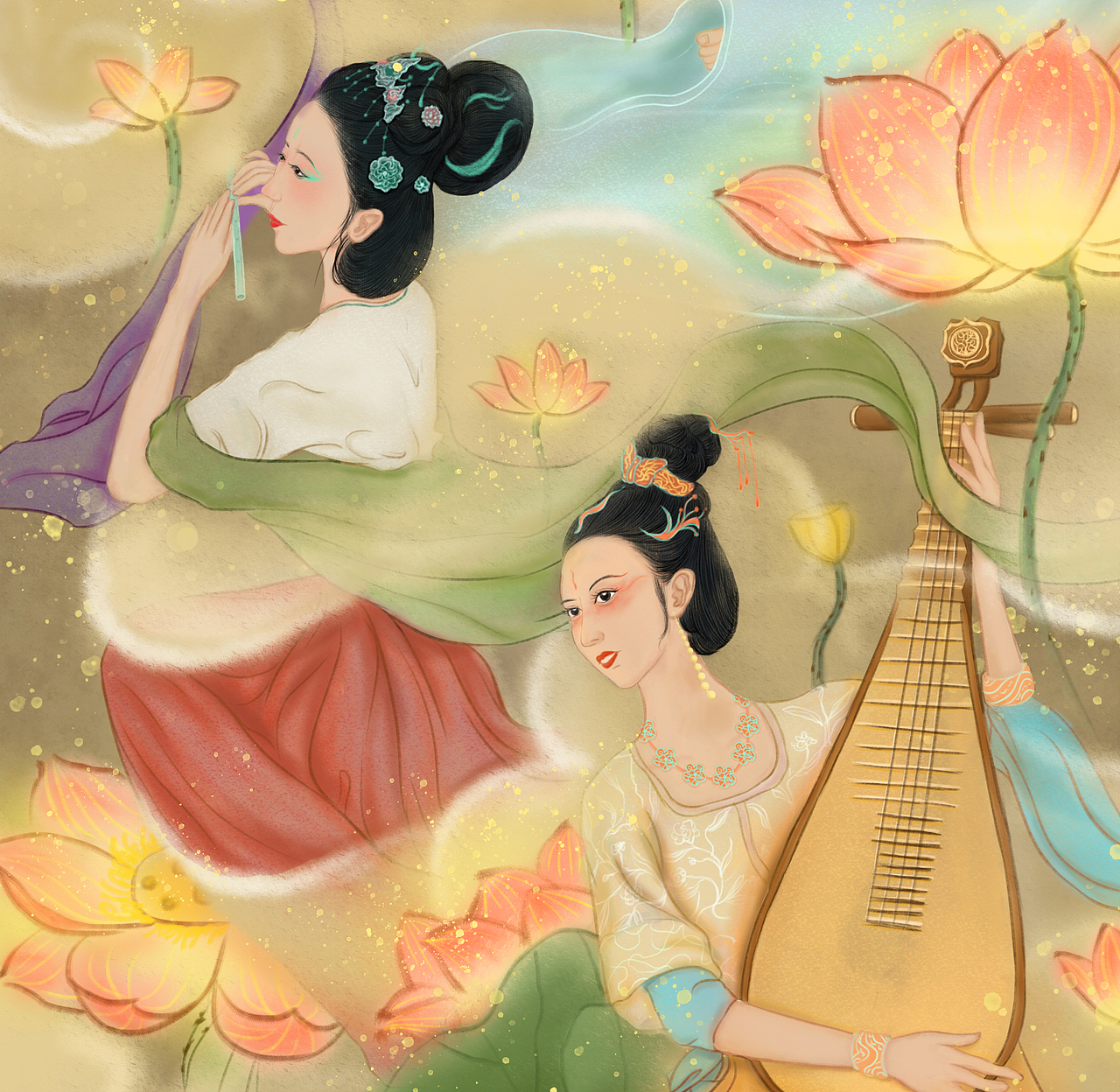 被猫猫偷窥的小仙女们🤭（图ZMTgxNzU4MTg0） - 创作习作 - 站酷设计师不及梦原创素材 - 站酷ZCOOL