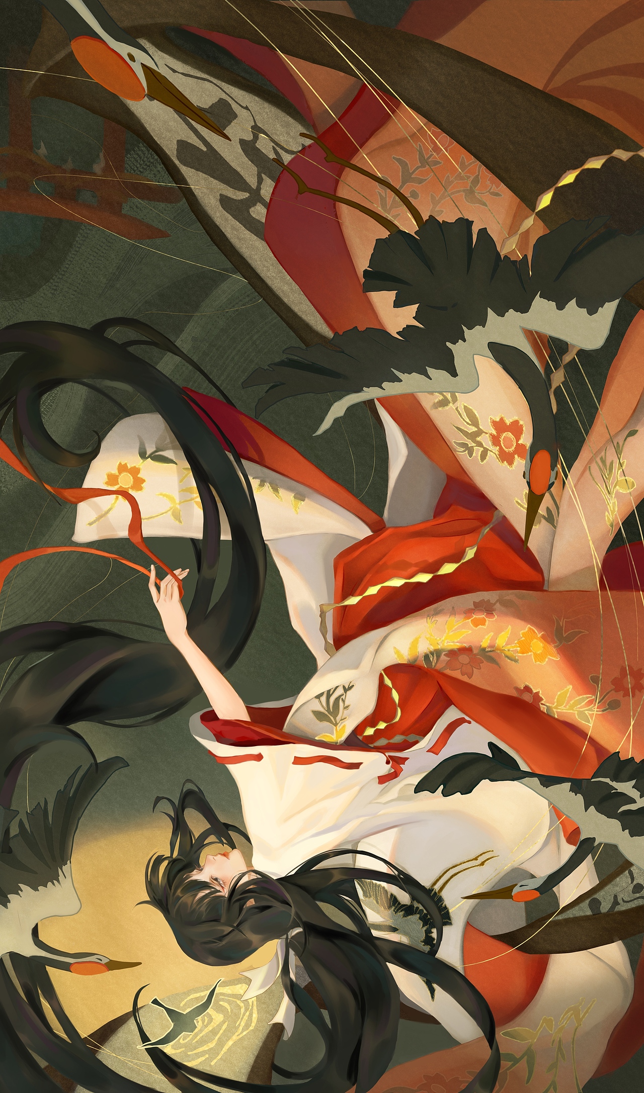 “再见了，桔梗。”（图ZMjI4NjYzNDI0） - 创作习作 - 站酷设计师梦穗原创素材 - 站酷ZCOOL