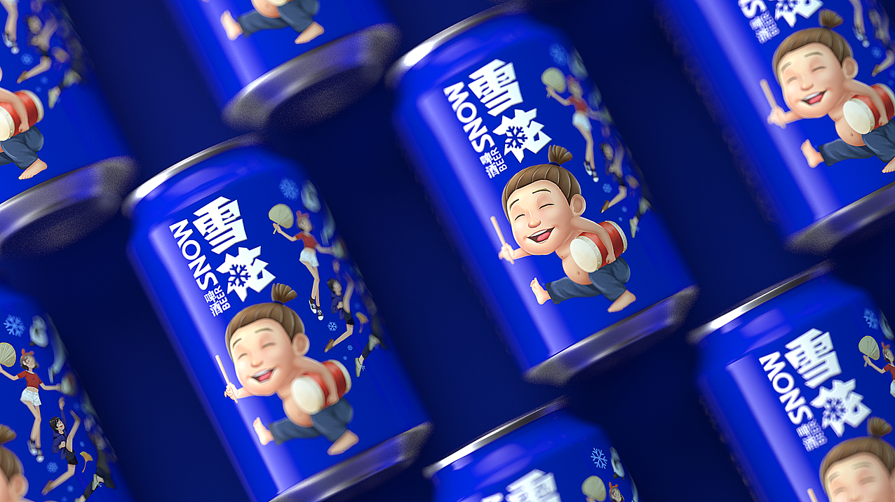 成都博物馆×雪花啤酒丨麒麟品牌与包装