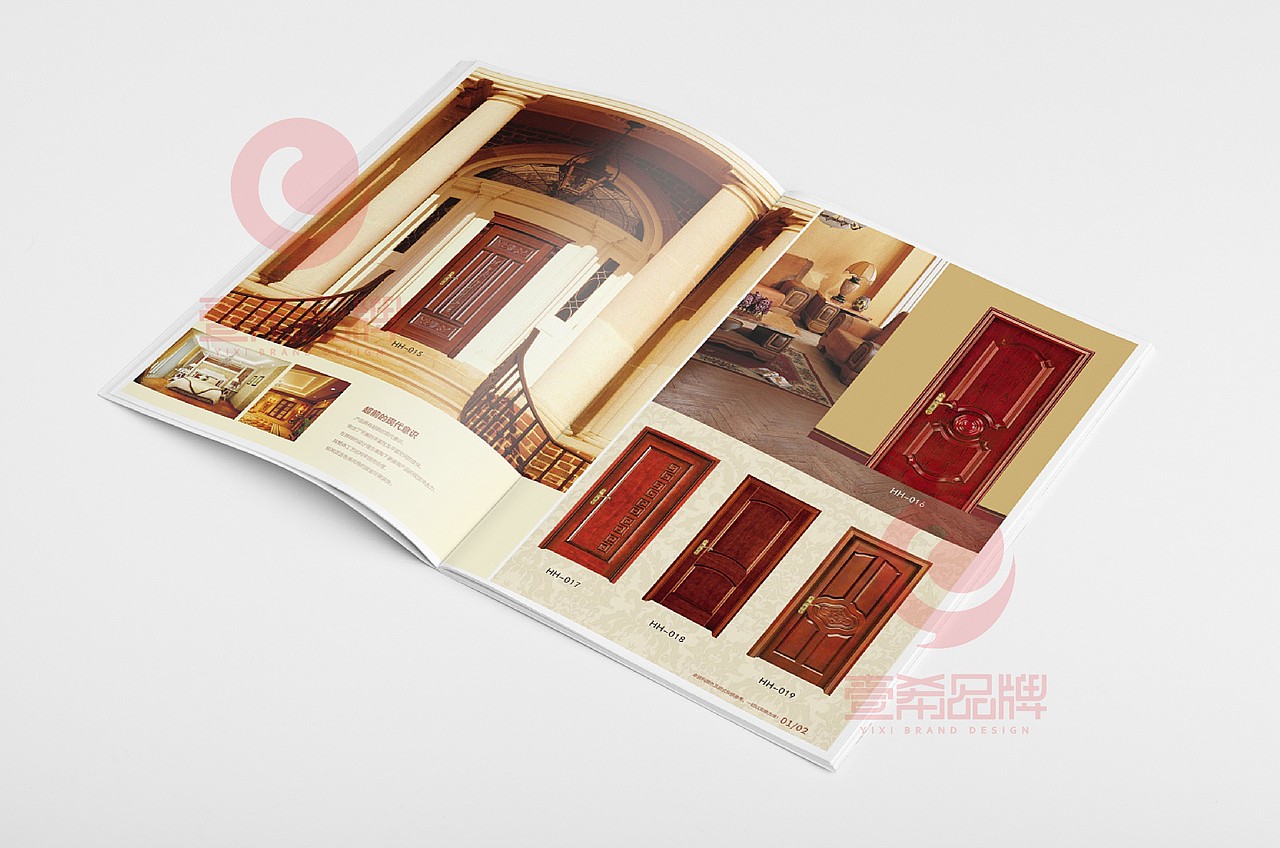 一希品牌设计-高端门产品画册 -木门宣传册画册设计（图ZMTYwNDE3OTg0） - 书籍/画册 - 站酷设计师一希品牌设计原创素材 - 站酷ZCOOL