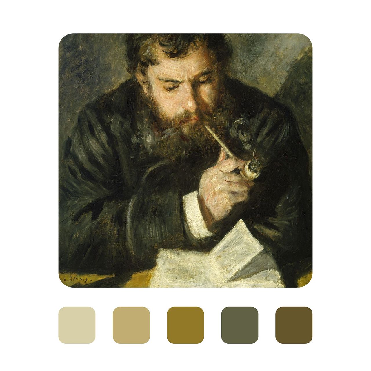 治愈系配色|雷诺阿的明媚