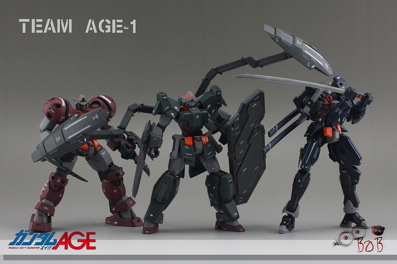 HG GUNDAM AGE-1 FULL GRANSA SHIELD MODE（圖ZMTI0MzA1MzY0） - 手辦/模玩 - 站酷設(shè)計(jì)師BOB_Hobby原創(chuàng)素材 - 站酷ZCOOL