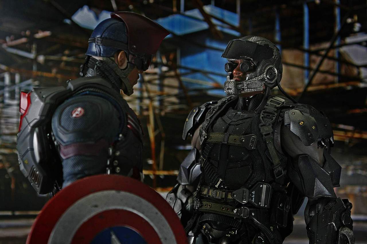 眉间白火的臆造自d之猎鹰美国队长