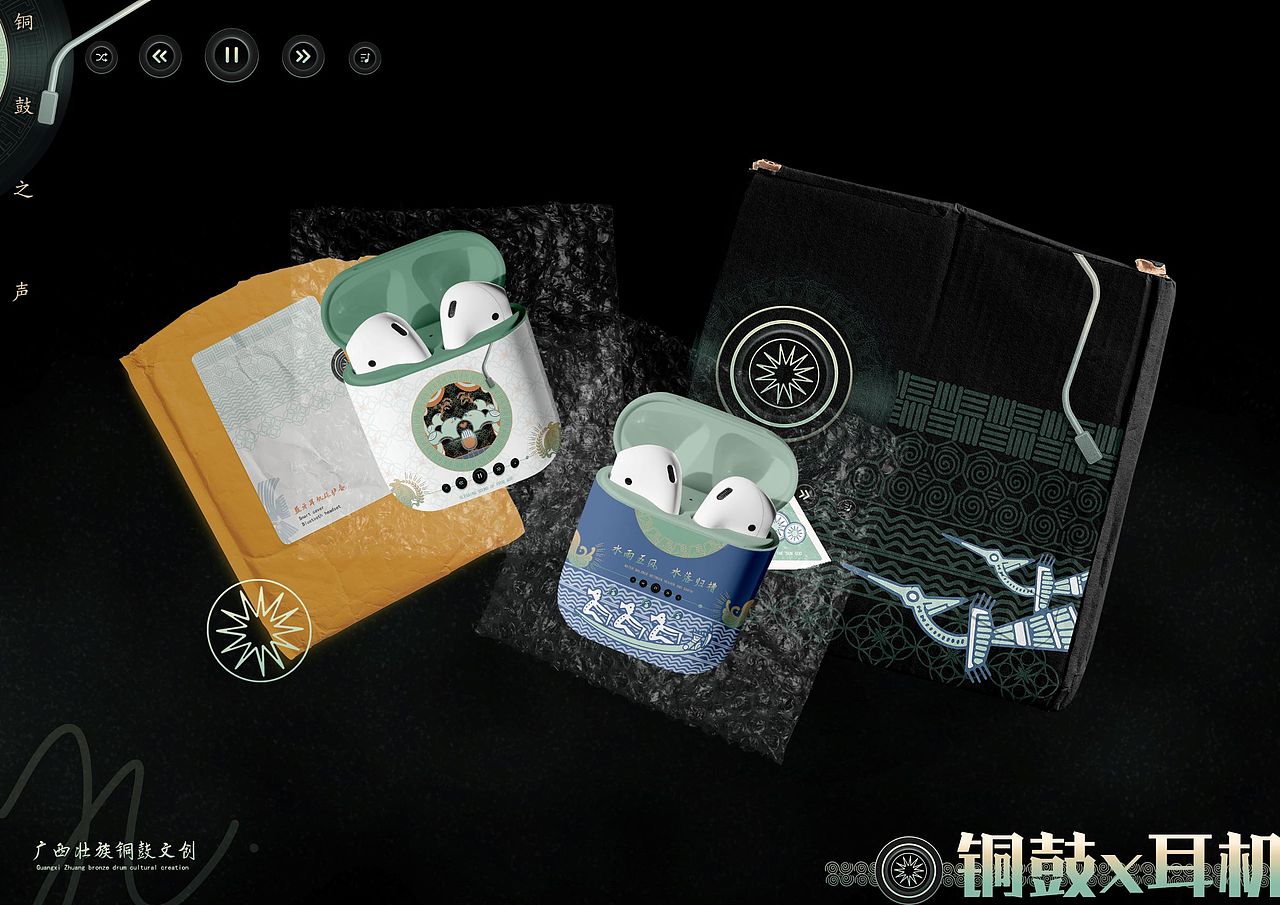 “铜鼓之声”广西壮族铜鼓文创设计