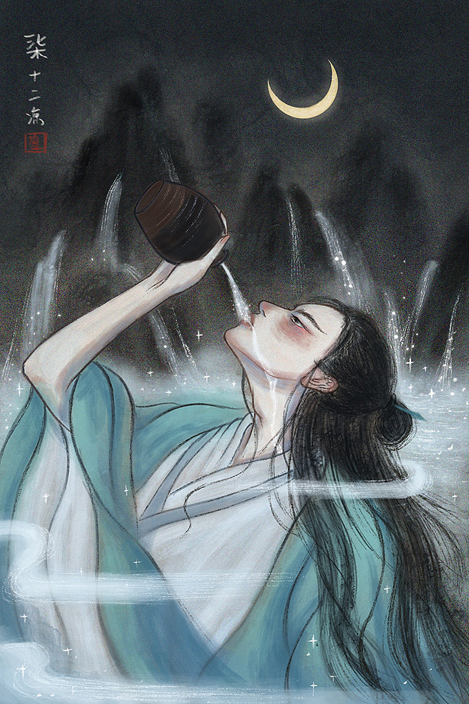 玉钗斜簪云鬟髻,裙上金缕凤