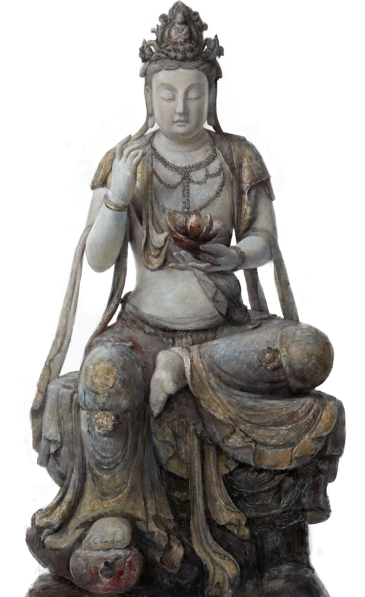 10小时造像写实板绘过程