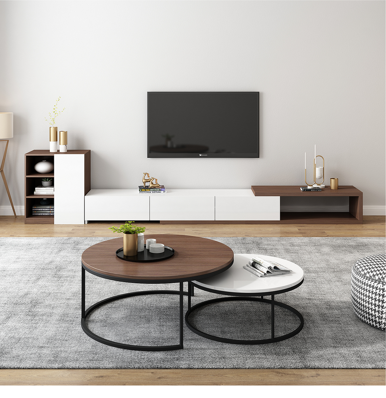 【vray渲染器--客厅茶几电视柜场景等】