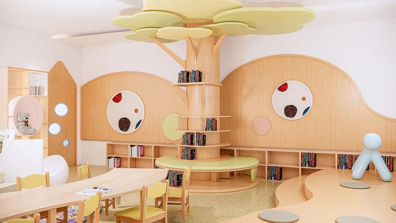 2021青春答卷# 七彩童年幼儿园室内设计>|空间|其他空间|建桥艺术