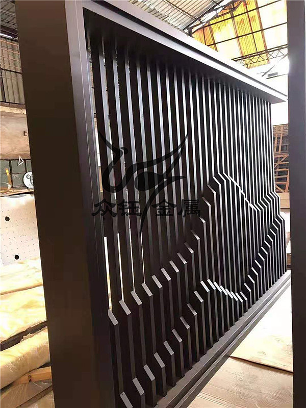 新中式镀锌管山峦不锈钢造型屏风氟碳漆艺术背景墙（图ZMjE4Njc3MjQw） - 景观设计 - 站酷设计师众钰金属原创素材 - 站酷ZCOOL