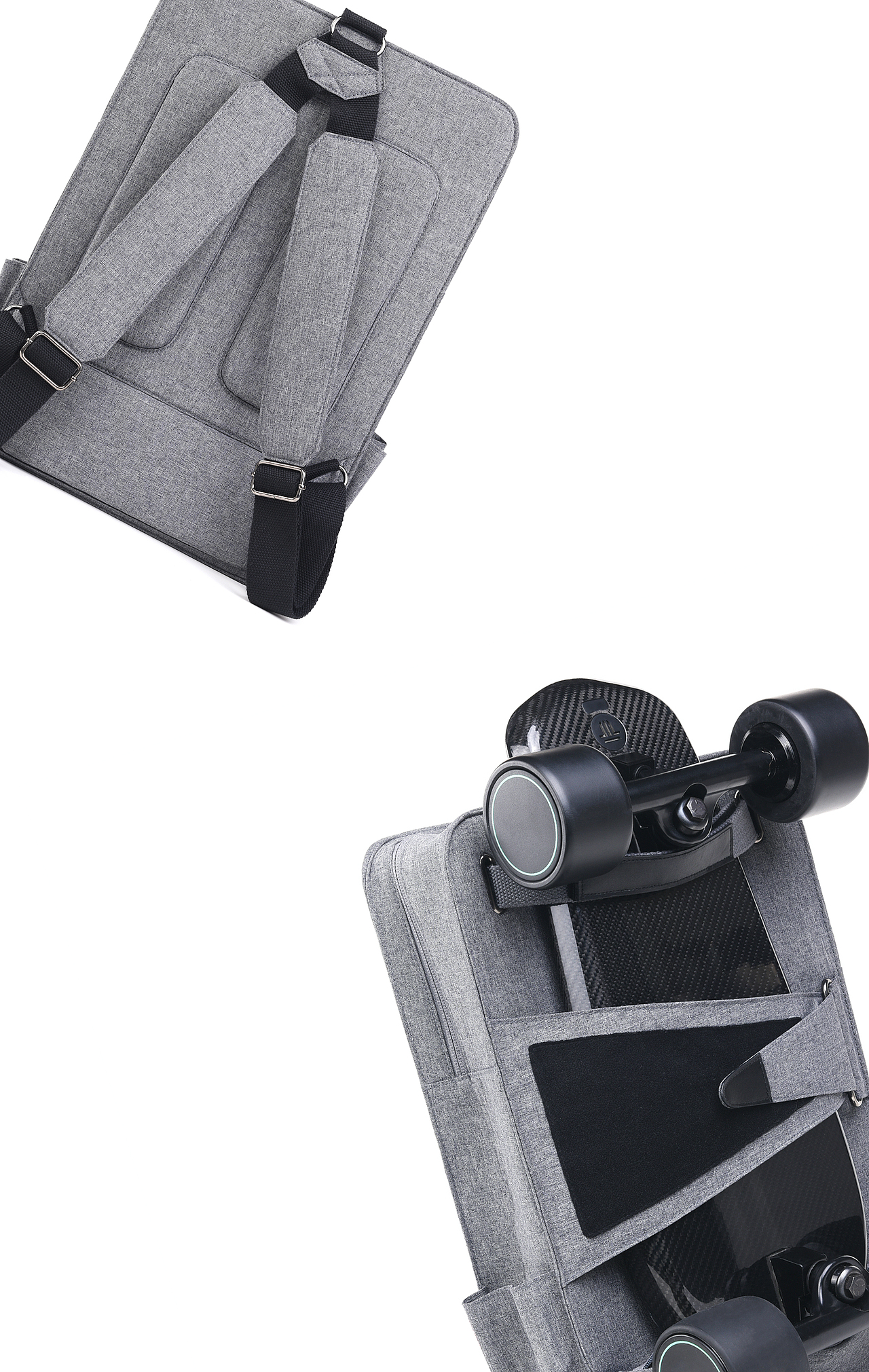 胡桃科技 x 佳简几何 | 滑板包