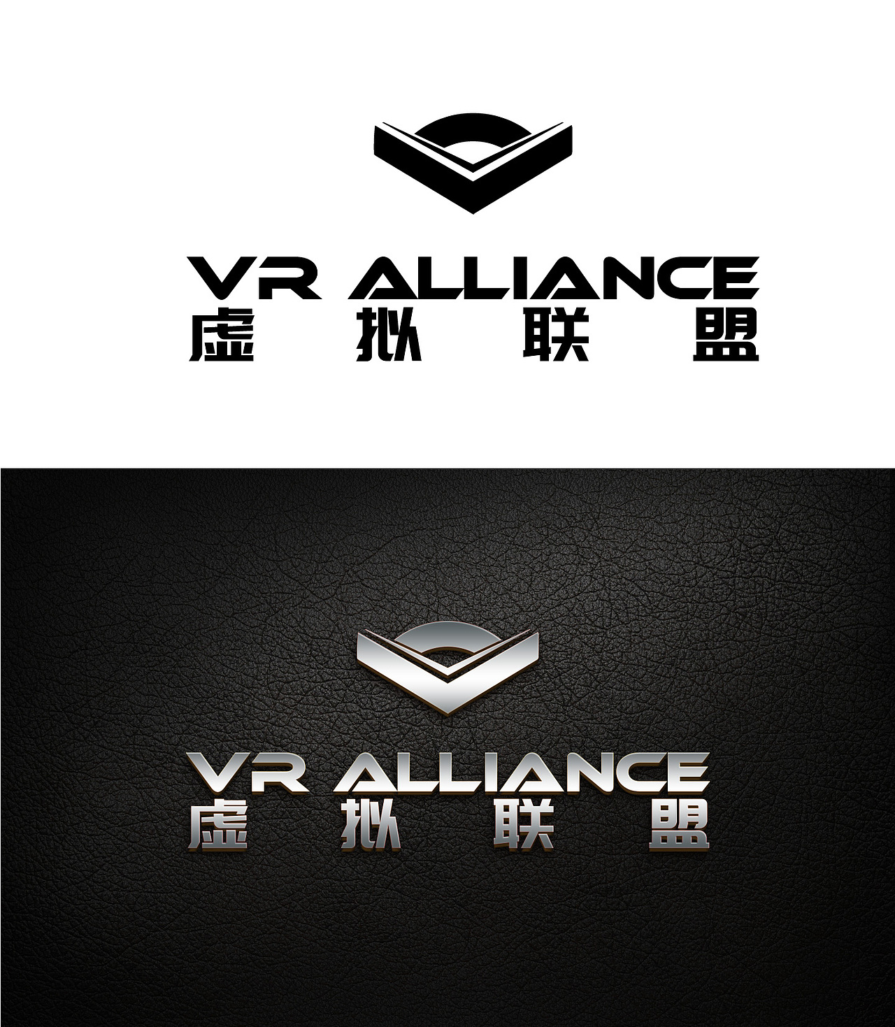 虚拟联盟logo设计，vr标志设计，原创标志设计视频演绎_标志设计师KK-站酷ZCOOL