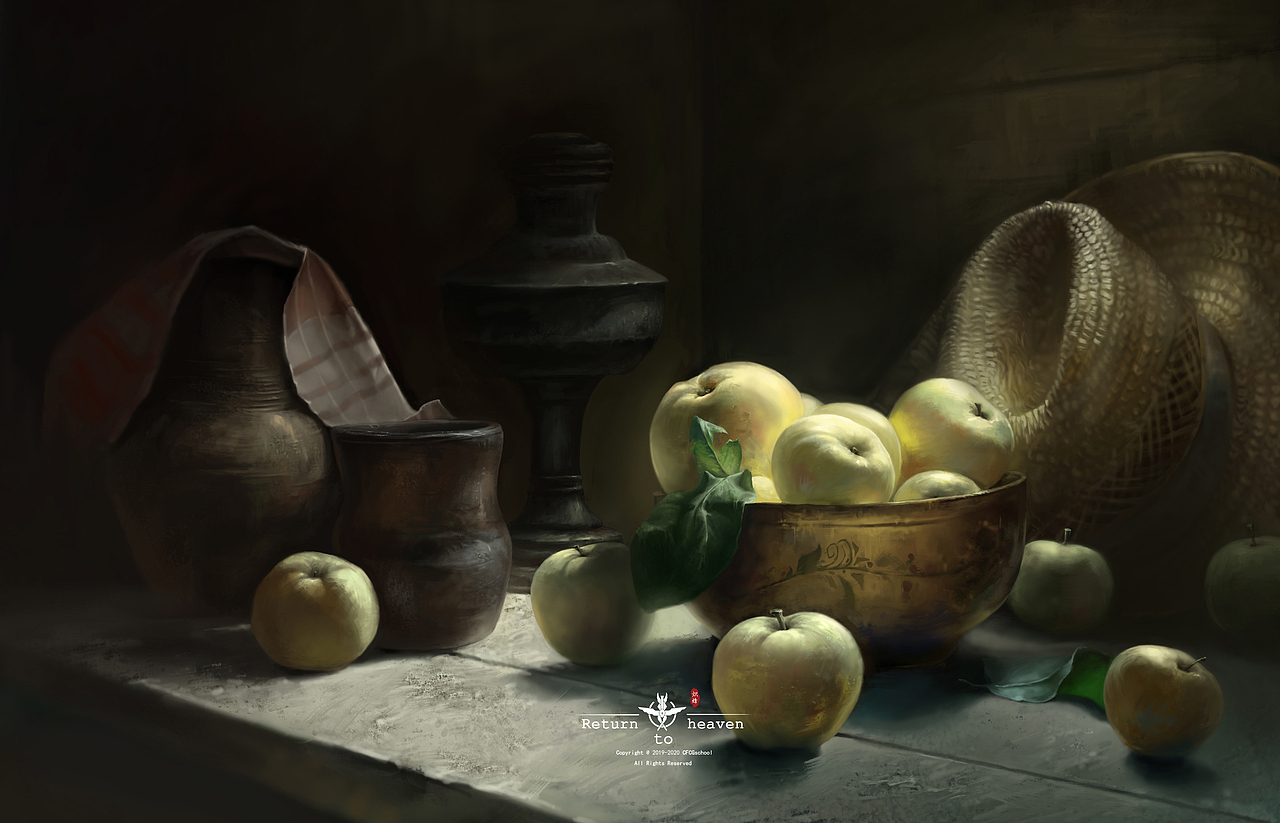 基础班学员静物作品（一）（图ZMjU5NTg0NzMy） - 绘画 - 站酷设计师炽烽CG原创素材 - 站酷ZCOOL
