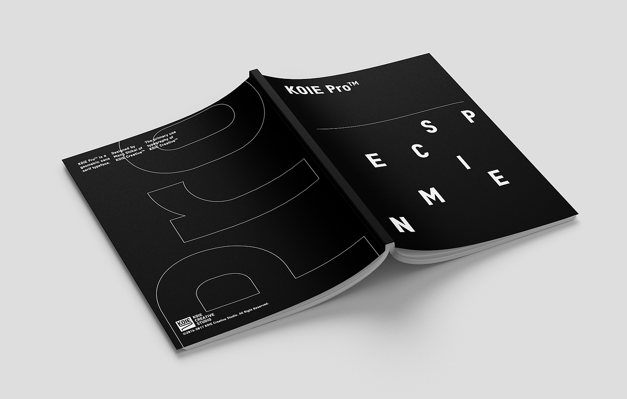 KOIE Pro Specimen 字体样本