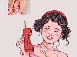 她用圓臉打破審美，我用畫筆致敬勇氣??