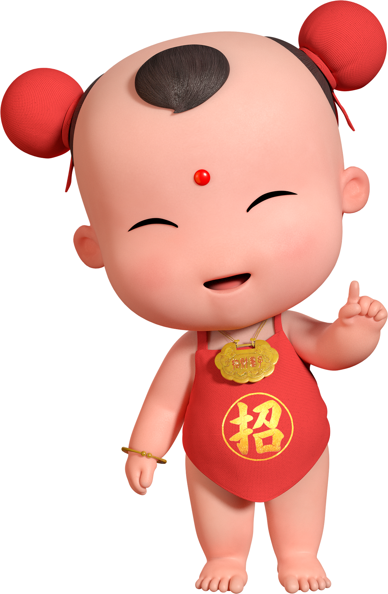 招财童子吉祥符动漫成套表情