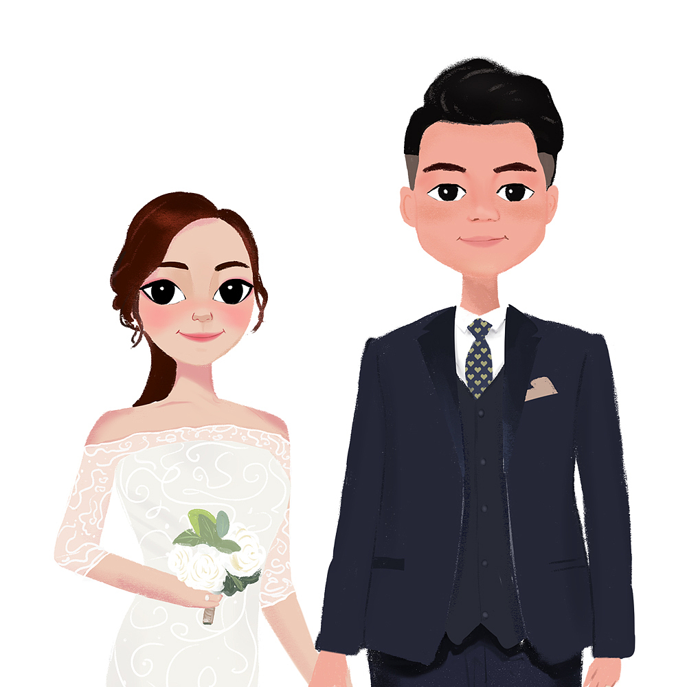 #坚持画画100天# day39 结婚季来临（图ZMTI4NzExNDc2） - 艺术插画 - 站酷设计师YooaYooa原创素材 - 站酷ZCOOL