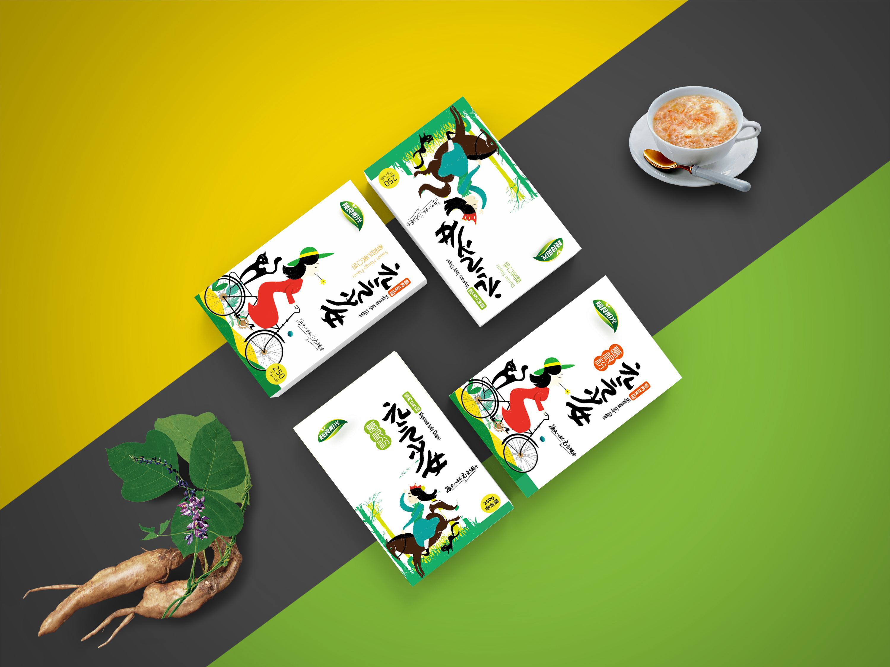 葛根粉包装设计