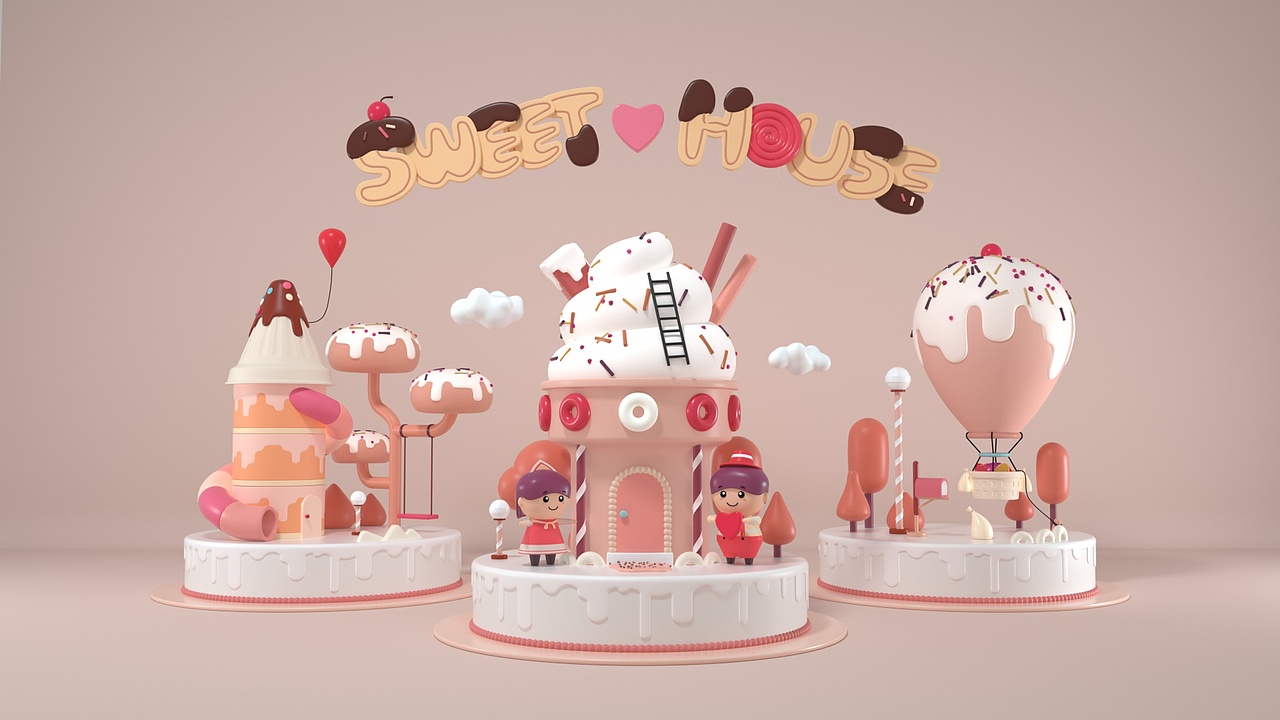 sweet house（图ZMjE3NTA2MzU2） - 场景 - 站酷设计师木紫云熙原创素材 - 站酷ZCOOL